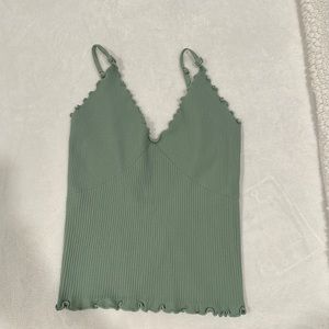 Mint green free people seamless tank